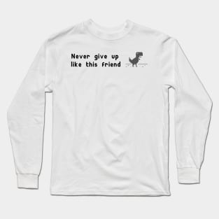 Chrome dino Long Sleeve T-Shirt